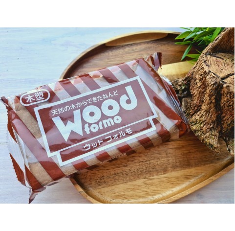 Padico Wood Formo, brown, modelling clay, 500g (17.63oz)