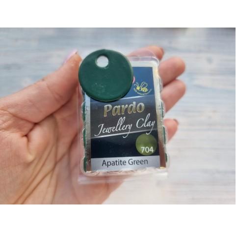 Pardo Jewelry and Art oven-bake polymer clay, apatite green, Nr. 704, 56 gr