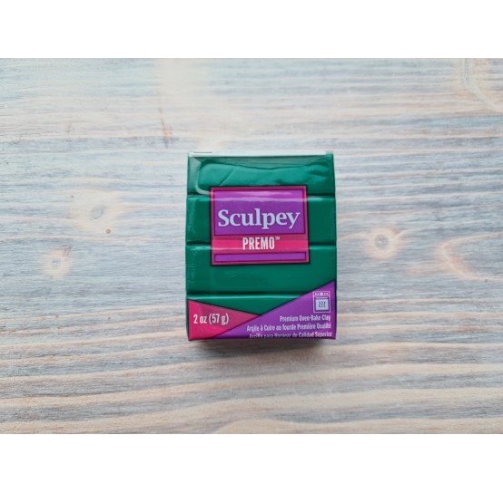 Sculpey Premo oven-bake polymer clay, forest green, Nr.5006, 57 gr