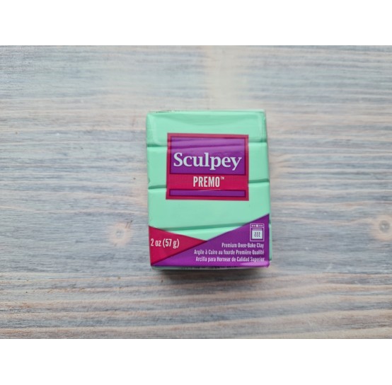 Sculpey Premo oven-bake polymer clay, mint green, Nr.5062, 57 gr