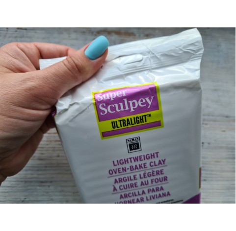 Super Sculpey Ultralight, 227g (8oz), oven-hardening polymer clay