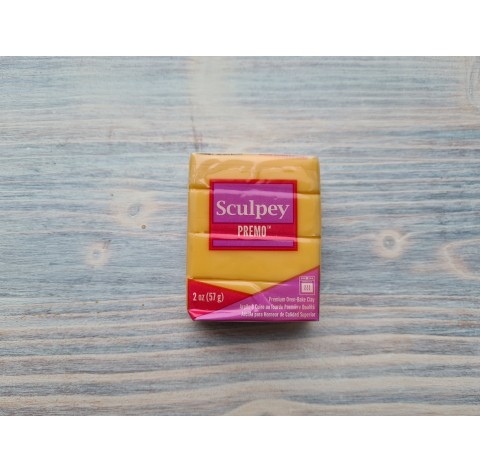 Sculpey Premo Accents oven-bake polymer clay, amber translucent, Nr.5002, 57 gr