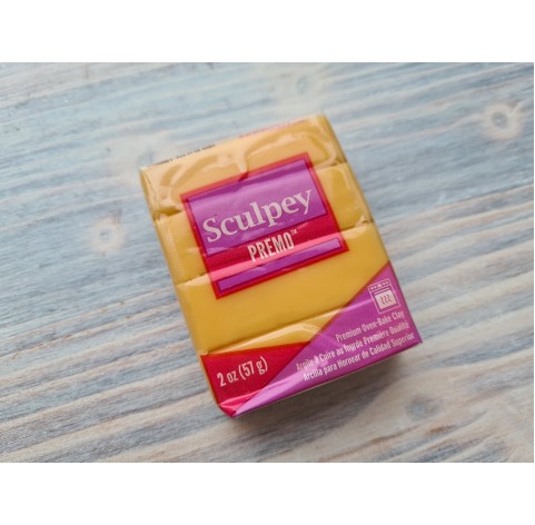 Sculpey Premo Accents oven-bake polymer clay, amber translucent, Nr.5002, 57 gr