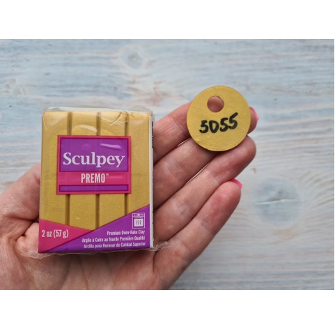 Sculpey Premo Accents oven-bake polymer clay, 18K gold, Nr. 5055, 57 gr