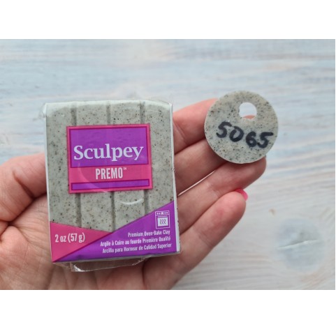 Sculpey Premo Accents oven-bake polymer clay, gray granite, Nr. 5065, 57 gr