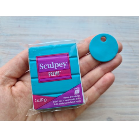 Sculpey Premo oven-bake polymer clay, turquoise, Nr. 5505, 57 gr 