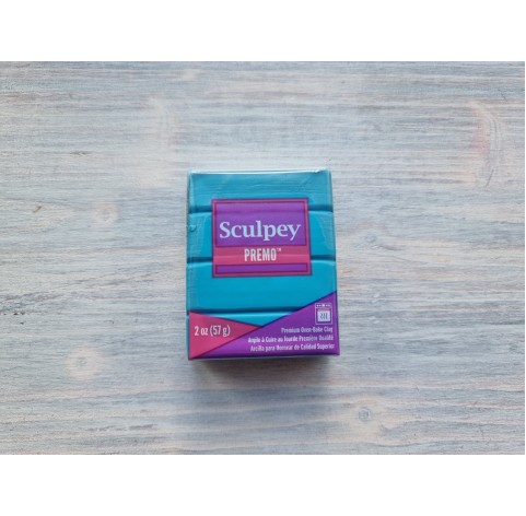 Sculpey Premo oven-bake polymer clay, turquoise, Nr. 5505, 57 gr 