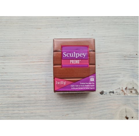 Sculpey Premo Accents oven-bake polymer clay, bronze, Nr. 5519, 57 gr