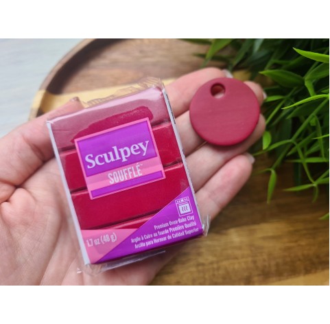 Sculpey Souffle, cabernet, Nr.6028, 57g (2oz), oven-hardening polymer clay