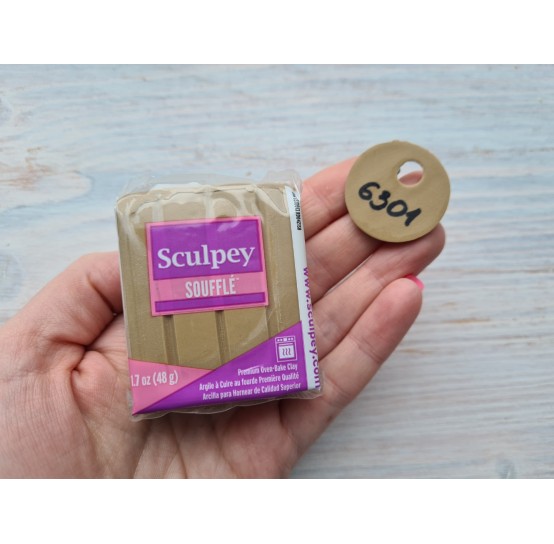 Sculpey Souffle oven-bake polymer clay, latte, Nr. 6301, 48 gr