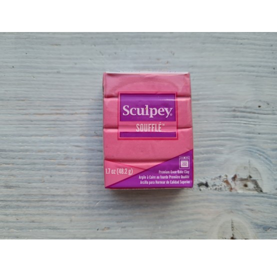 Sculpey Souffle oven-bake polymer clay, guava, Nr. 6653, 48 gr