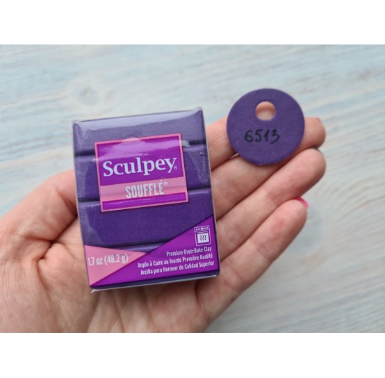 Sculpey Souffle oven-bake polymer clay, royalty, Nr. 6513, 48 gr