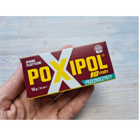 Bripox Poxipol epoxy glue, transparent, 14 ml