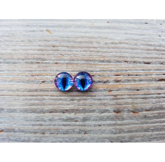 Glass eyes Blue 2, ~ Ø 0.8 cm