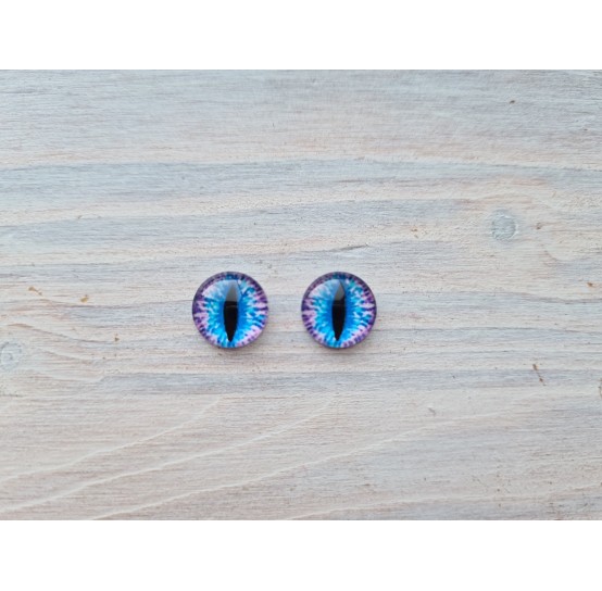 Glass eyes Blue 15, ~ Ø 1 cm