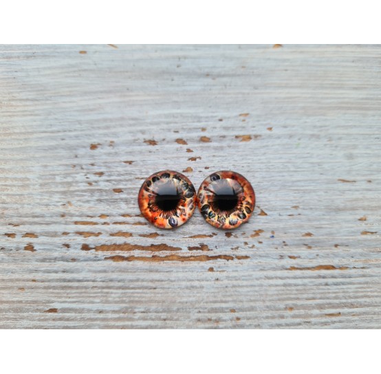 Glass eyes Brown 1, ~ Ø 0.8 cm