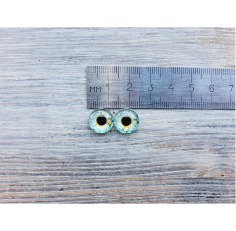 Glass eyes Blue 1, ~ Ø 1.2 cm