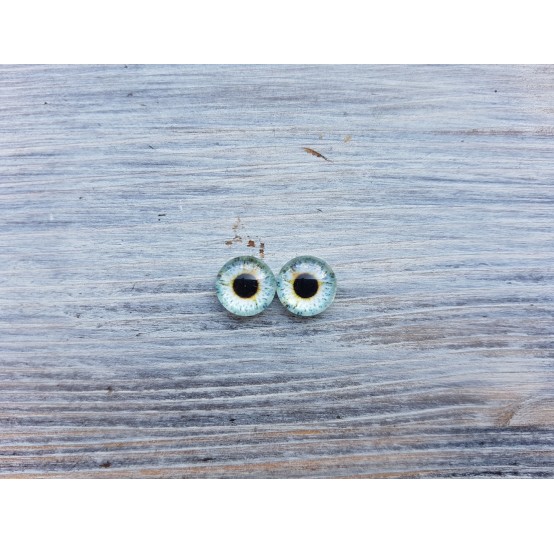 Glass eyes Blue 7, ~ Ø 0.8 cm