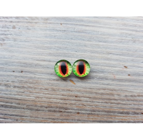 Glass eyes Green 7, ~ Ø 1 cm