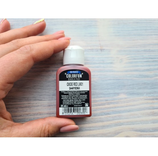 Dye for epoxy resins Colorfun Deluxe, oxide red, 25 ml