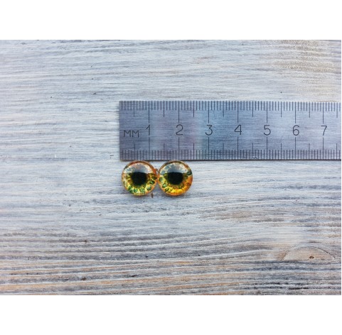 Glass eyes Brown 1, ~ Ø 1.2 cm