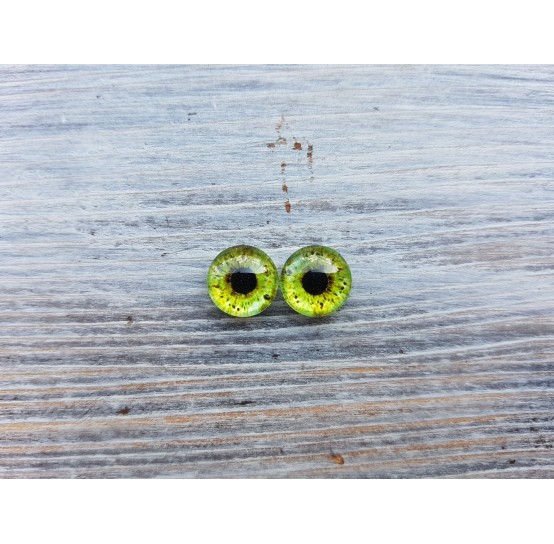 Glass eyes Green 1, ~ Ø 1 cm
