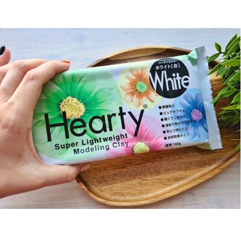 Padico Hearty, white, super lightweight modeling clay, 180 g