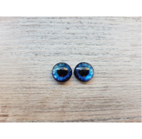 Glass eyes Blue 5, ~ Ø 1 cm