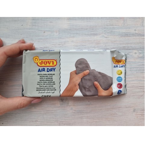 Air dry modelling clay JOVI, GREY, 500 g
