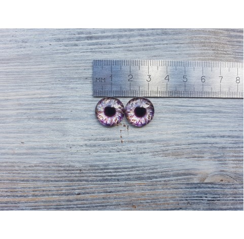 Glass eyes Violet 1, ~ Ø 1.6 cm