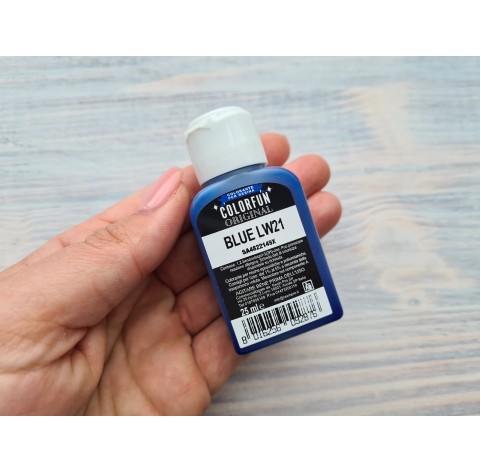 Dye for epoxy resins Colorfun Original, blue, 25 ml