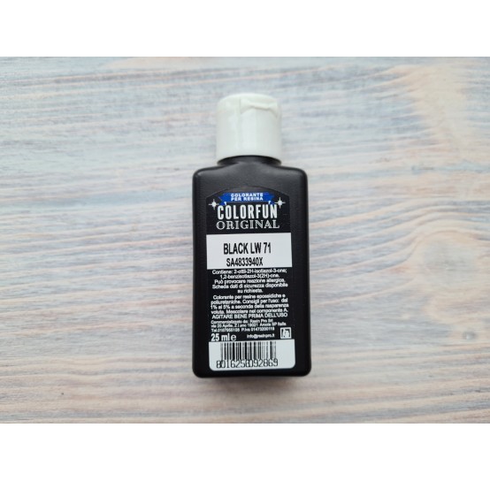 Dye for epoxy resins Colorfun Original, black, 25 ml