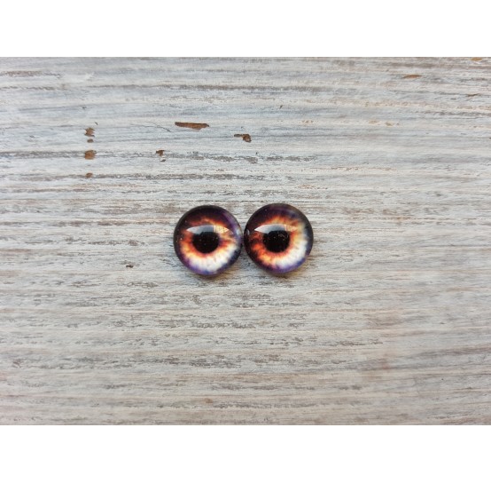 Glass eyes Brown 3, ~ Ø 1 cm