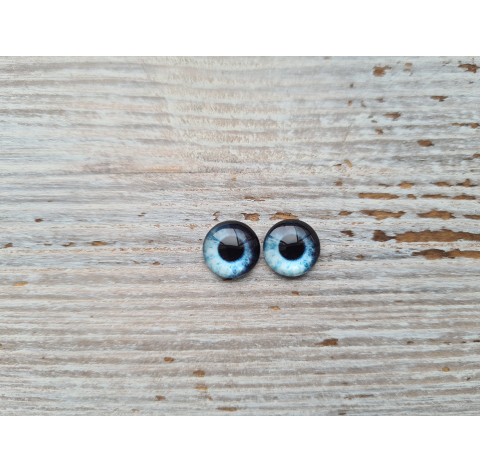Glass eyes Blue 18, ~ Ø 1 cm
