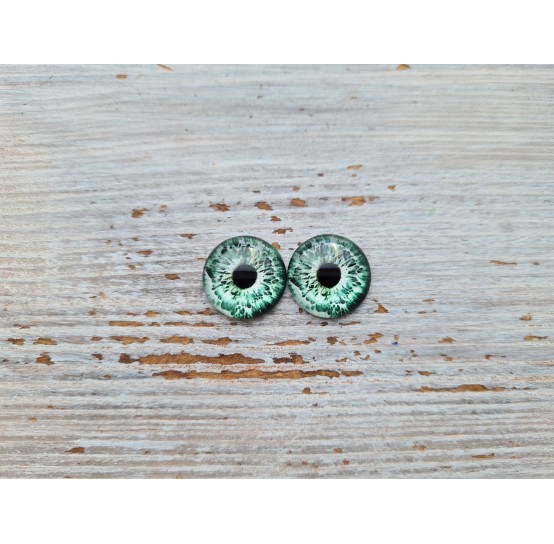 Glass eyes Green 2, ~ Ø 1 cm