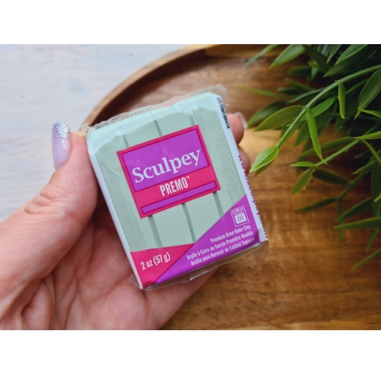 Sculpey Premo, sage, Nr.5074, 57g (2oz), oven-hardening polymer clay