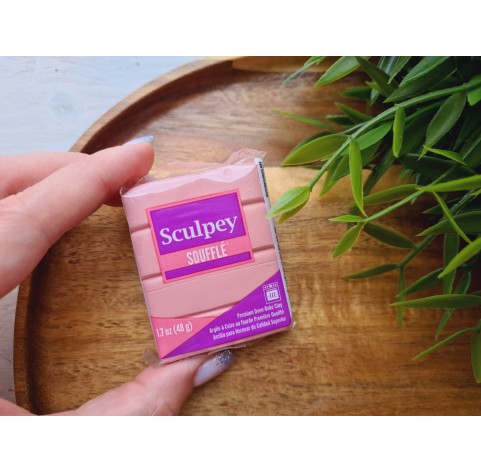 Sculpey Souffle, french pink, Nr.6014, 48g (1.7oz), oven-hardening polymer clay