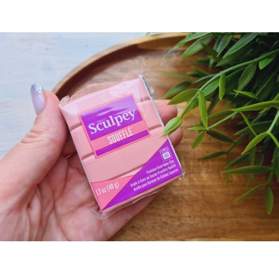 Sculpey Souffle, french pink, Nr.6014, 48g (1.7oz), oven-hardening polymer clay