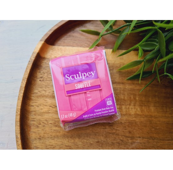 Sculpey Souffle, peony, Nr.6047, 48g (1.7oz), oven-hardening polymer clay