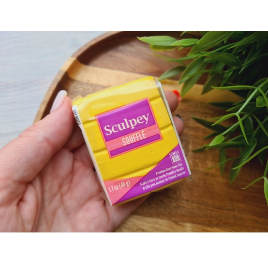 Sculpey Souffle, canary, Nr.6072, 48g (1.7oz), oven-hardening polymer clay