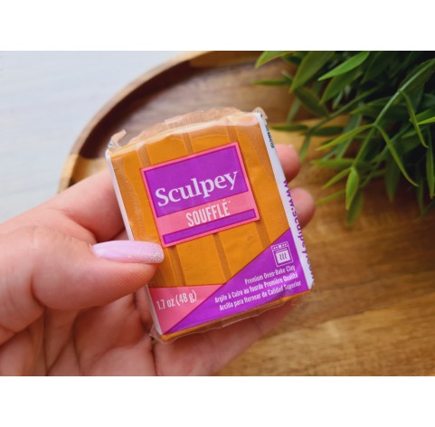 Sculpey Souffle, creme brulee, Nr.6091, 48g (1.7oz), oven-hardening polymer clay
