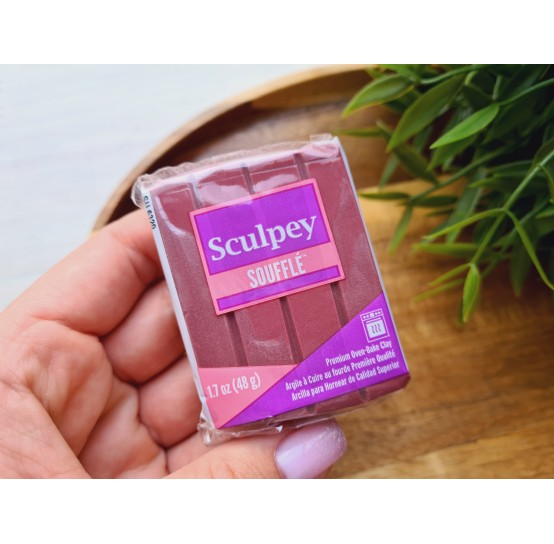 Sculpey Souffle, spiced rum, Nr.6320, 48g (1.7oz), oven-hardening polymer clay