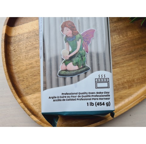 Super Sculpey, gray, 454g (1lb), oven-hardening polymer clay