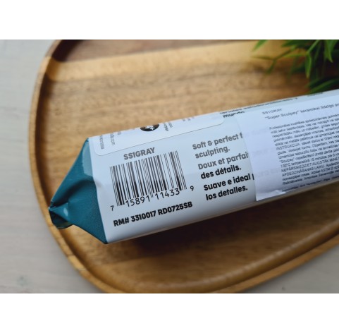 Super Sculpey, gray, 454g (1lb), oven-hardening polymer clay