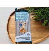 Super Sculpey Medium Blend, gray, 454g (1lb), oven-hardening polymer clay