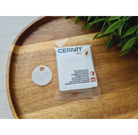 Cernit Doll, white, Nr. 010, 56g (2oz), oven-hardening polymer clay