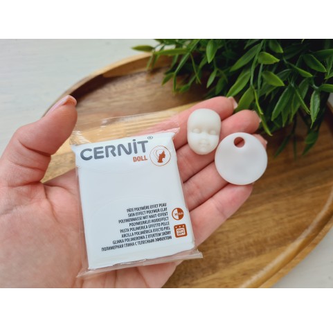 Cernit Doll, white, Nr. 010, 56g (2oz), oven-hardening polymer clay