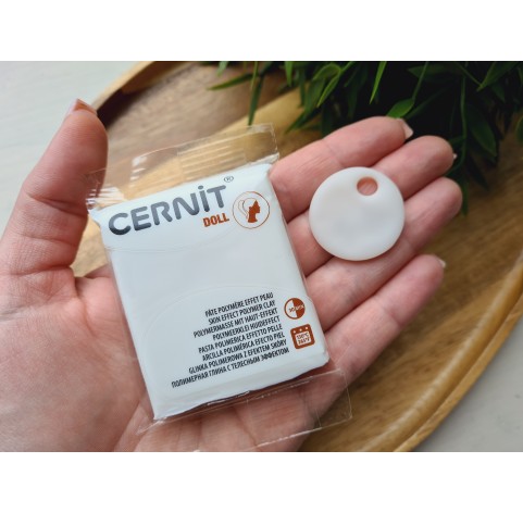 Cernit Doll, white, Nr. 010, 56g (2oz), oven-hardening polymer clay