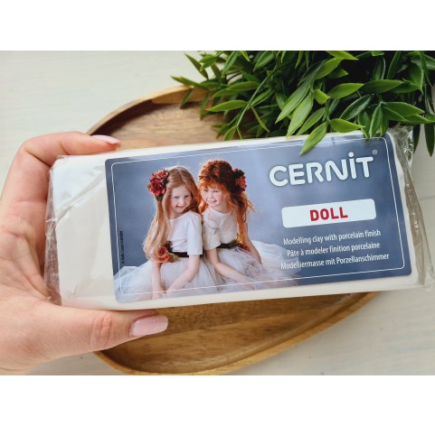 Cernit Doll, biscuit, Nr. 042, 500g (17.63oz), oven-hardening polymer clay