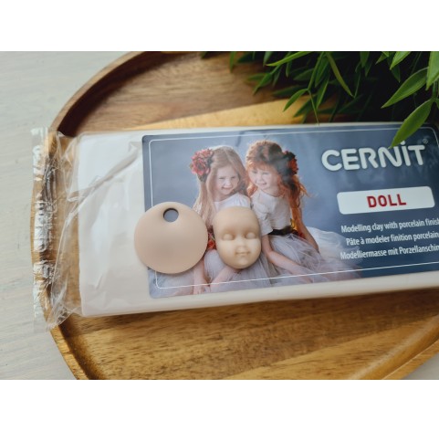 Cernit Doll, biscuit, Nr. 042, 500g (17.63oz), oven-hardening polymer clay
